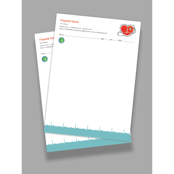 Cardiologist Prescription Pad Design