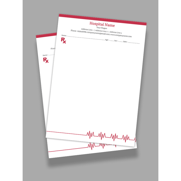 Rx pad Prescription Pad Design