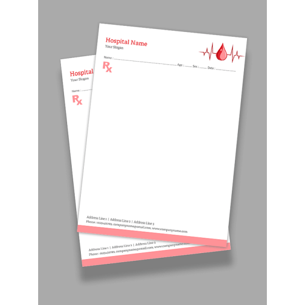 Cardiologist Prescription Pad Design