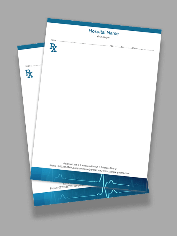Cardiologist Prescription Pad Design