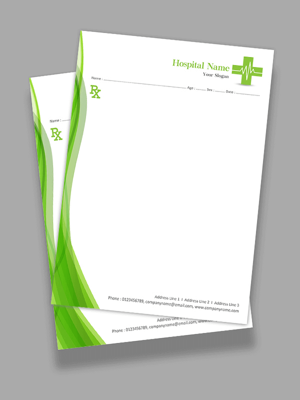 Medical Prescription Pad Design