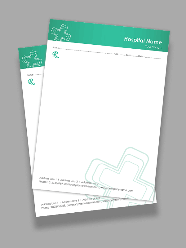 Medical Prescription Pad Design