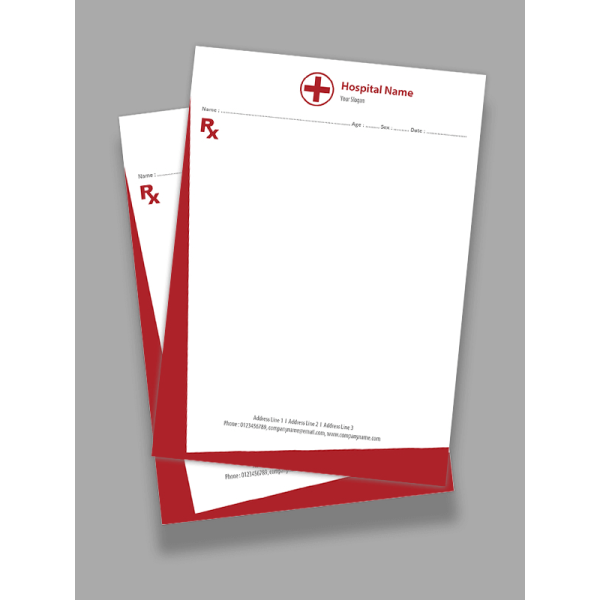 Medical Prescription Pad Design
