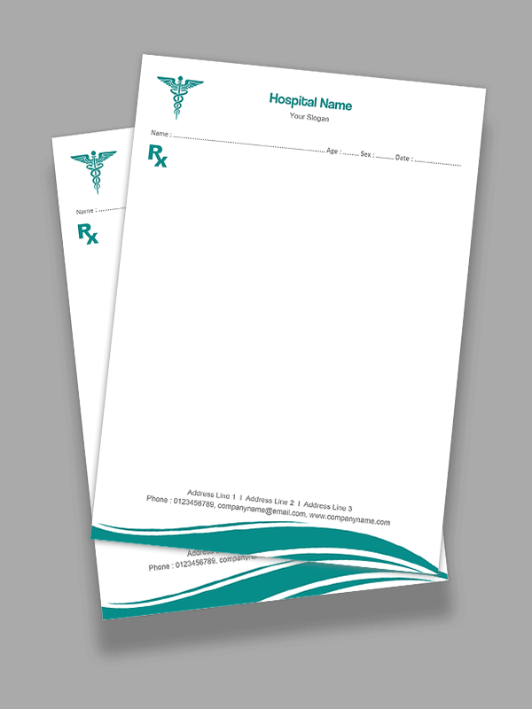 Doctors Prescription Pad Design