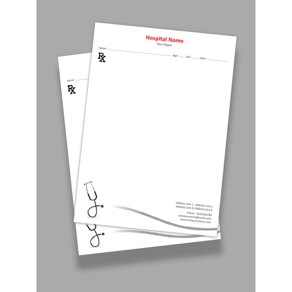 Surgeon Prescription Pad Design