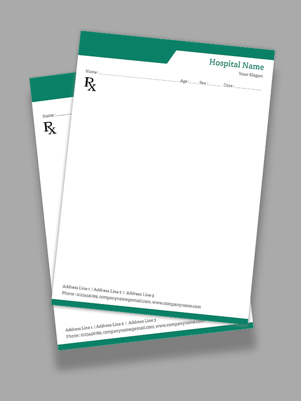 Physiotherapy Prescription Pad Design