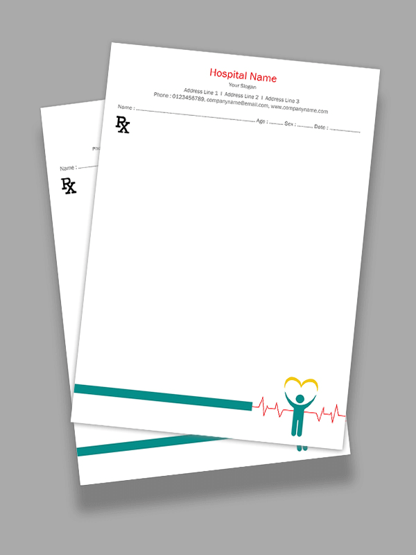Dietitian Prescription Pad Design