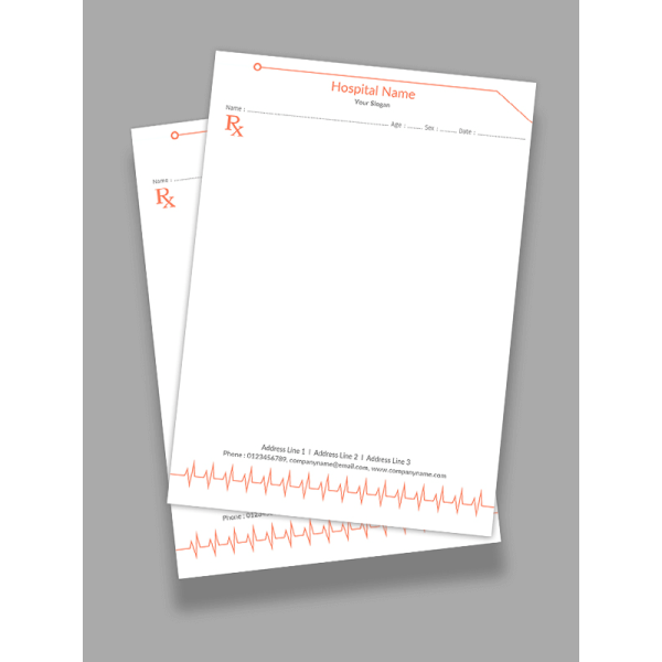 Physiotherapy Prescription Pad Design