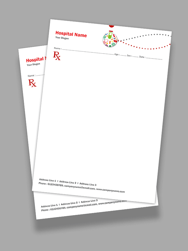 neuro physician Prescription Pad Design