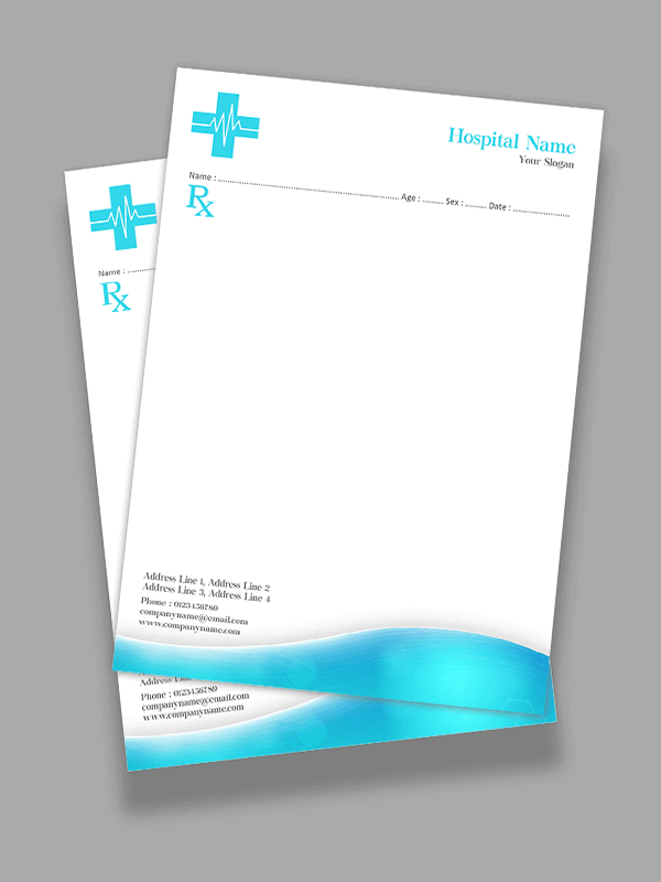 Doctors Prescription Pad Design