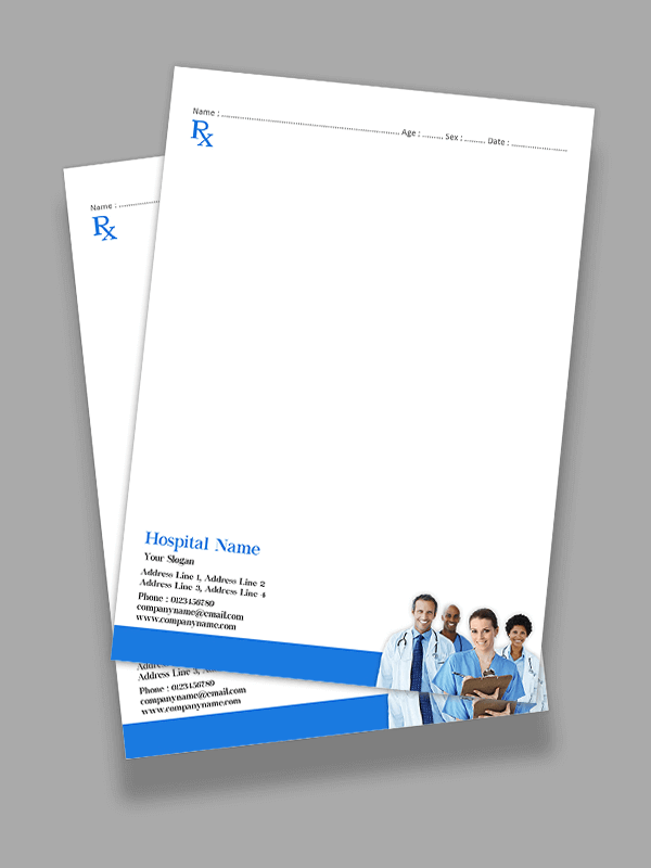 Doctors Prescription Pad Design