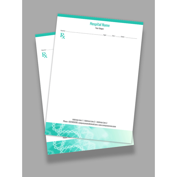 Premium Prescription Pad Design