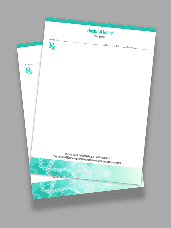 Premium Prescription Pad Design