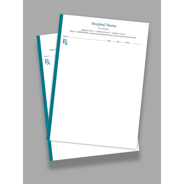 Premium Prescription Pad Design