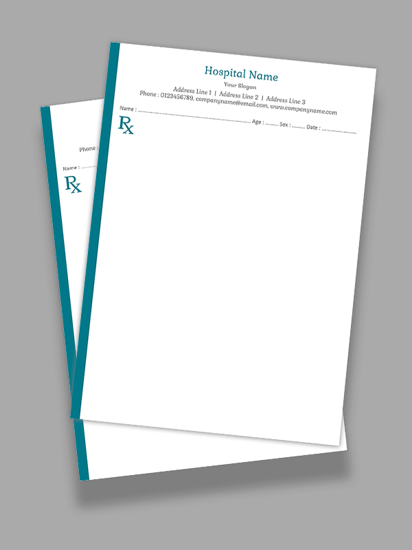 Premium Prescription Pad Design