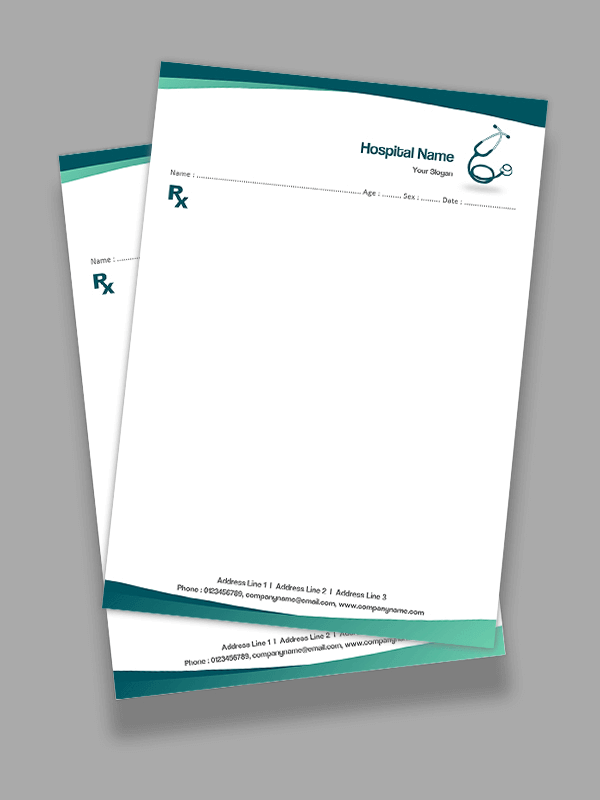 Premium Prescription Pad Design