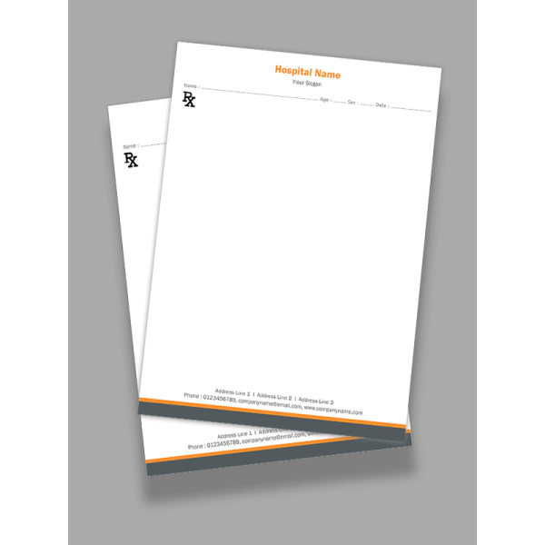 Premium Prescription Pad Design