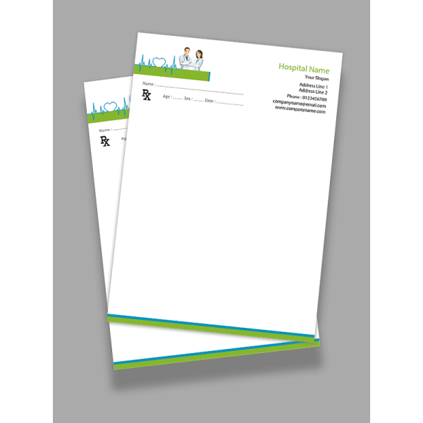 Cardiologist Prescription Pad Design