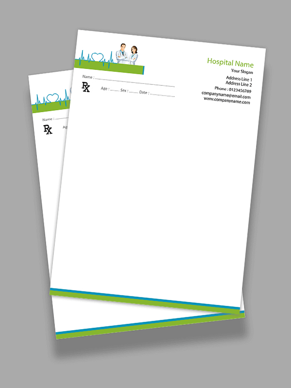 Cardiologist Prescription Pad Design