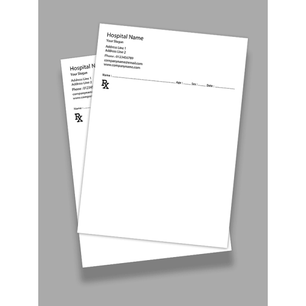 Simple Prescription Pad Design