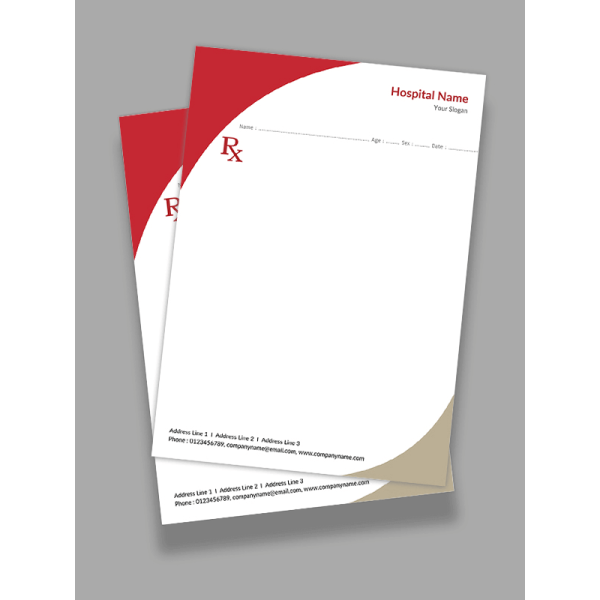 Premium Prescription Pad Design
