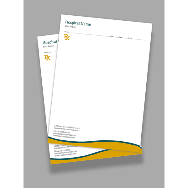 Premium Prescription Pad Design