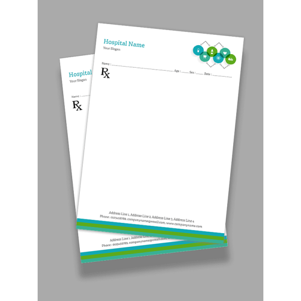 Super Speciality Prescription Pad Design