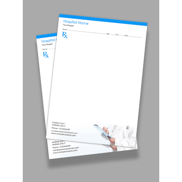 Doctors Prescription Pad Design