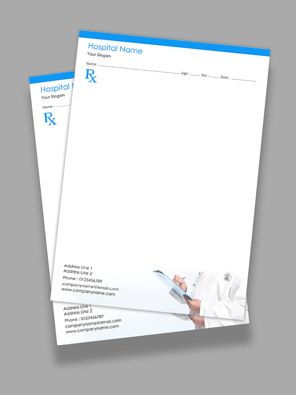 Doctors Prescription Pad Design