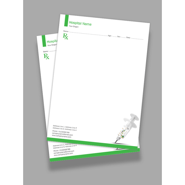 Physician Prescription Pad Design