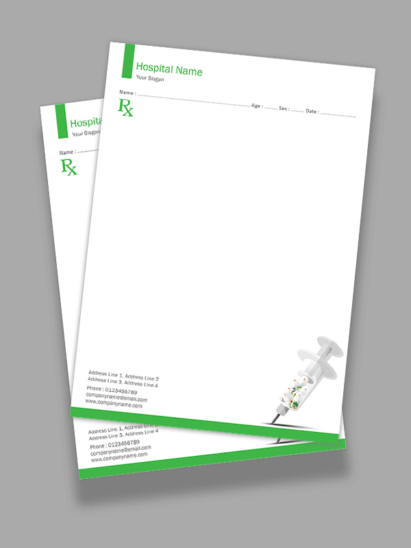 Physician Prescription Pad Design
