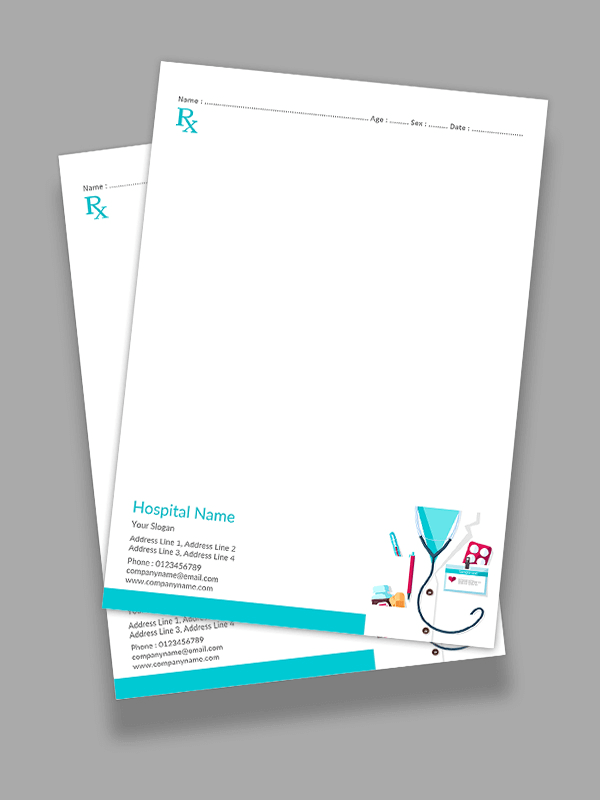 Premium Prescription Pad Design