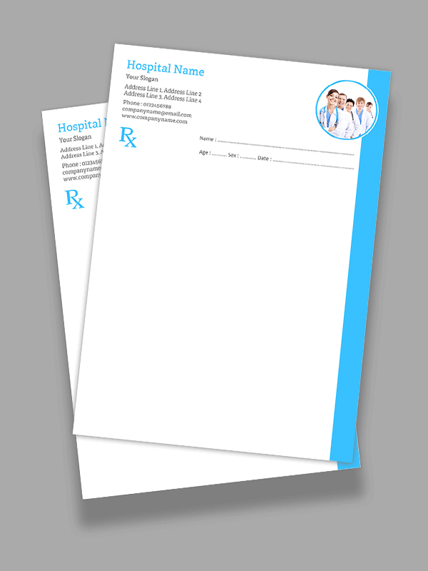 Doctors Prescription Pad Design