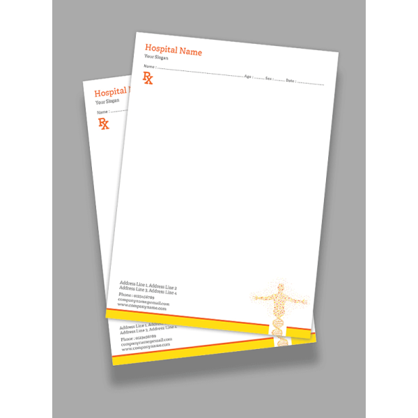 Physiotherapy Prescription Pad Design