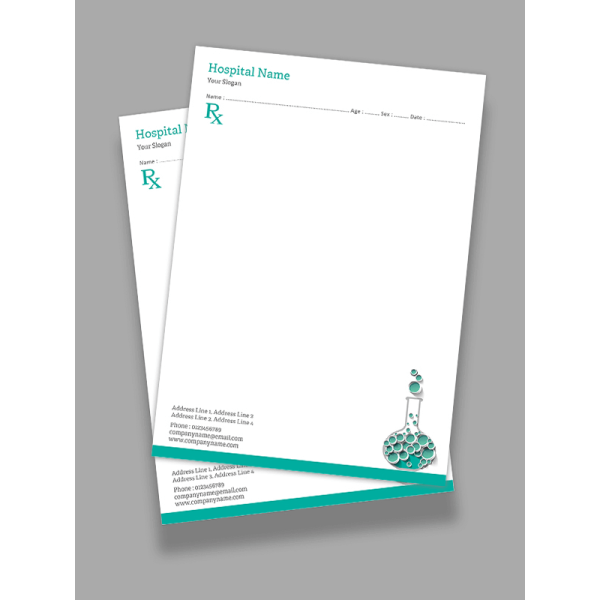 Medical Lab Prescription Pad Design