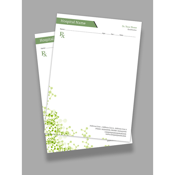 Neurosurgeon Prescription Pad Design