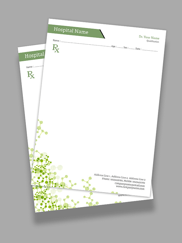 Neurosurgeon Prescription Pad Design