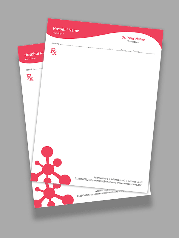 Neurosurgeon Prescription Pad Design