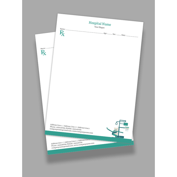 Creative Prescription Pad Design