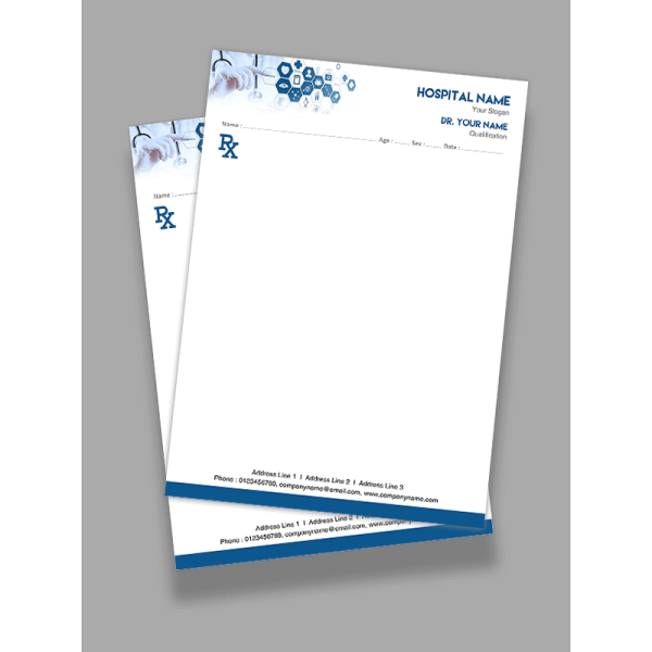 Dietitian Prescription Pad Design