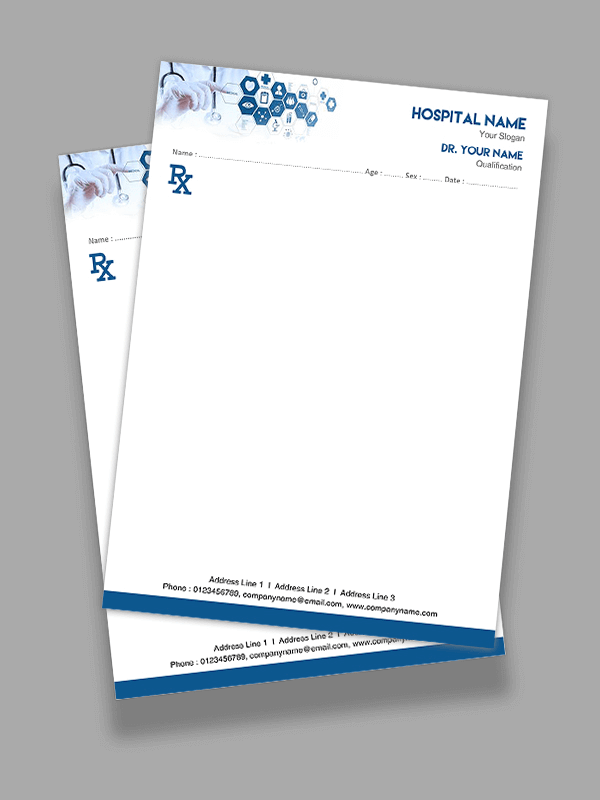 Dietitian Prescription Pad Design