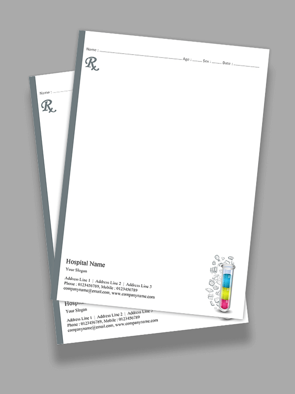 Premium Prescription Pad Design