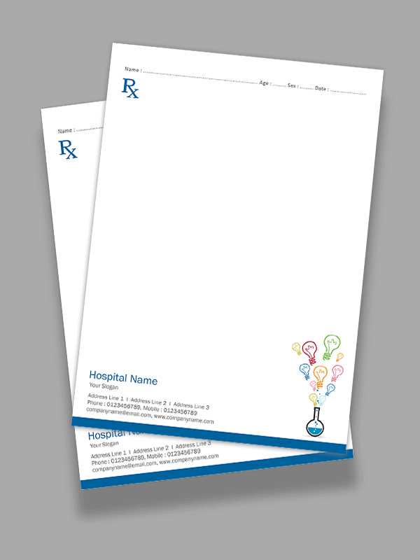 Creative Prescription Pad Design