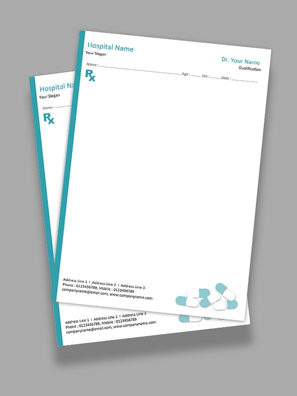 Simple Prescription Pad Design