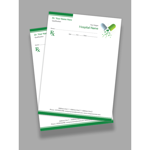 Premium Prescription Pad Design
