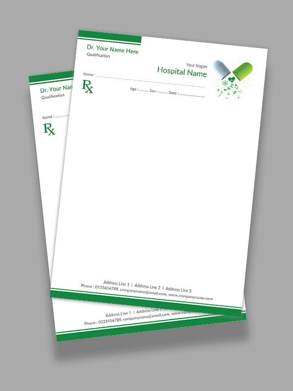 Premium Prescription Pad Design