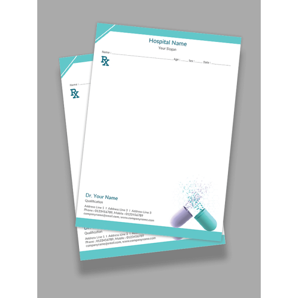 Premium Prescription Pad Design