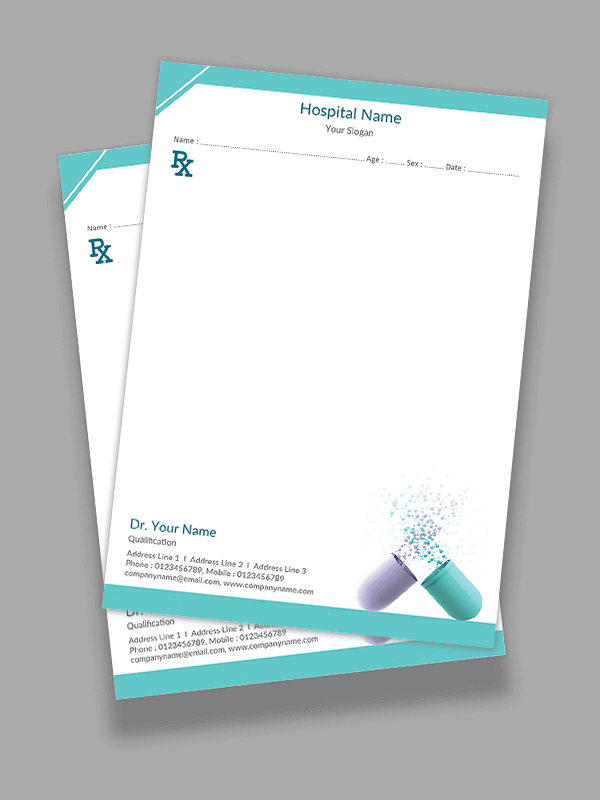 Premium Prescription Pad Design