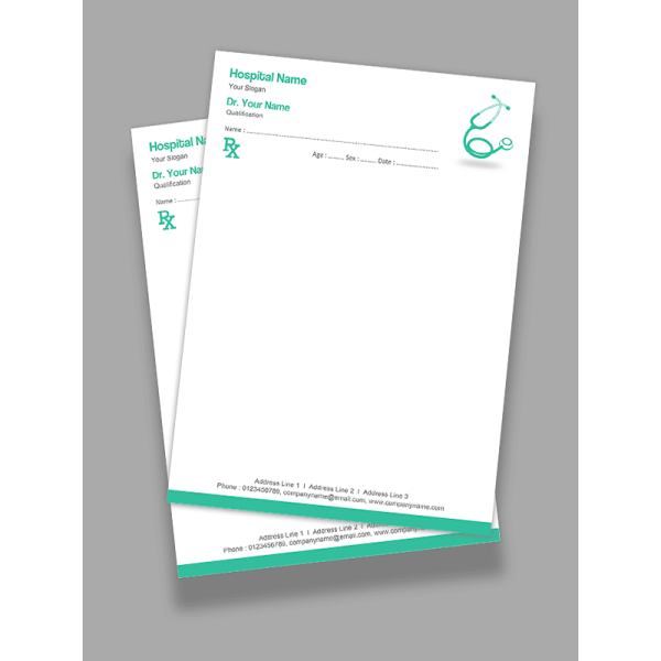 Simple Prescription Pad Design