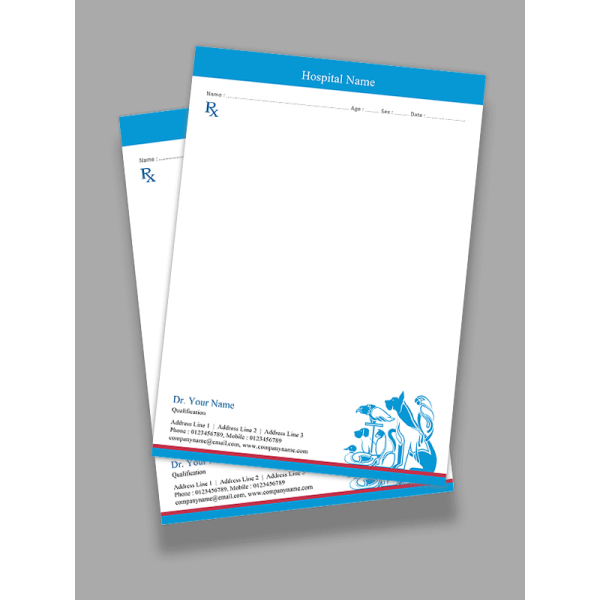 Pet care Prescription Pad Design